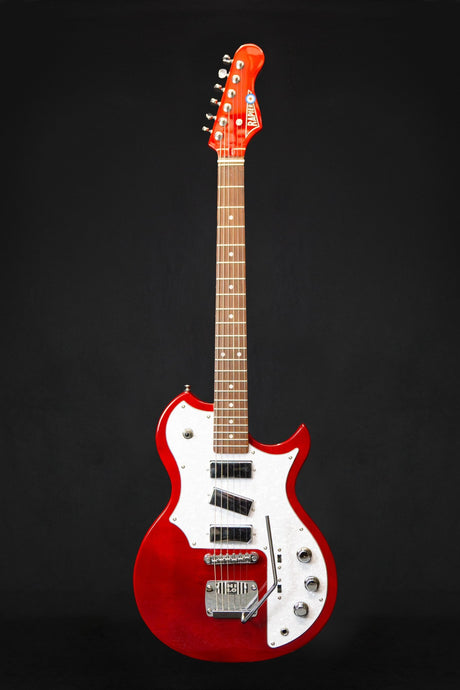 Rapier Deluxe Thru Red Electric Guitar - Electric Guitars - Rapier