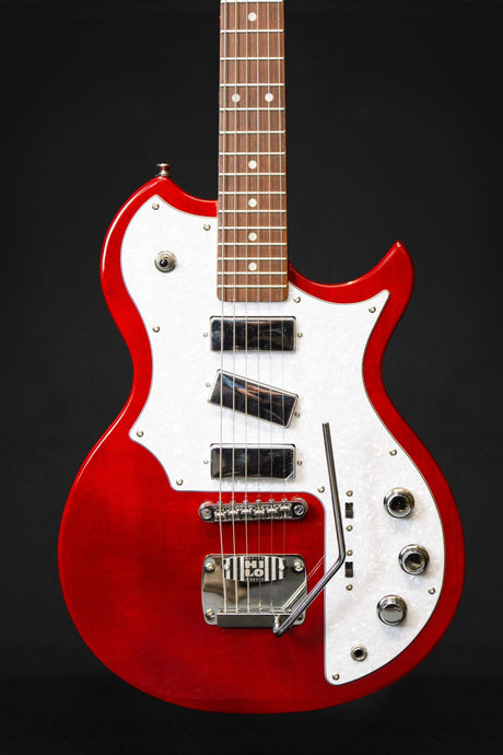 Rapier Deluxe Thru Red Electric Guitar - Electric Guitars - Rapier