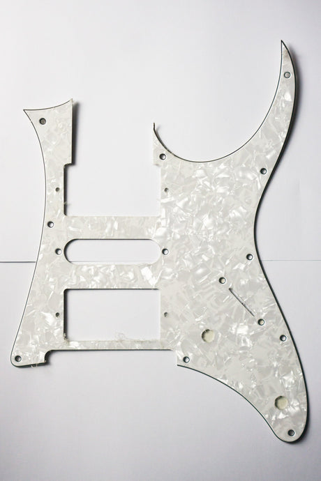 RG Pickguard Ibanez Style Pearloid 3 Ply 10 Screws HSH - parts - WM Guitars