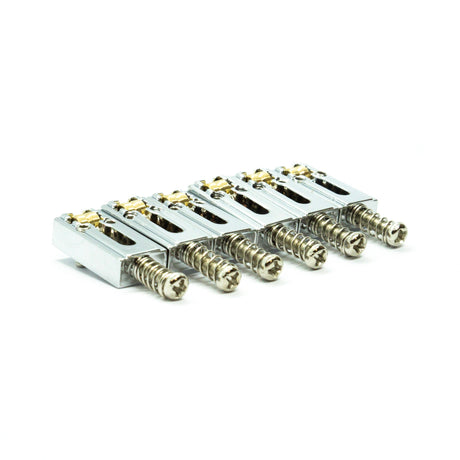 Roller Tremolo Saddles x6 (Various Finishes) - Parts - WM Guitars