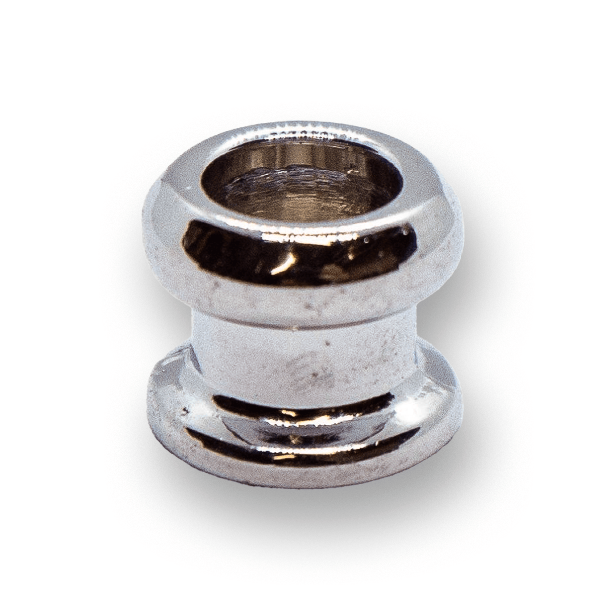 Strap Lock Button & Screw Set (Chrome) x 1 - Parts - WM Guitars