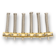 Tele Brass Saddles and Fittings Individual String Saddles x6 - parts - WM Guitars
