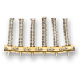 Tele Brass Saddles and Fittings Individual String Saddles x6 - parts - WM Guitars