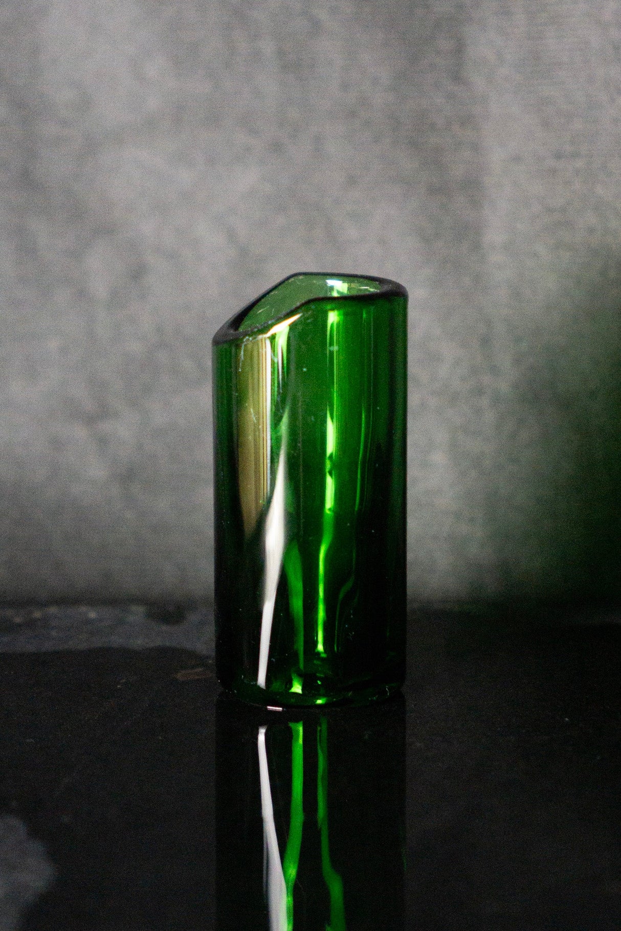 The Rock Slide Moulded Glass Slide Green - Slides - Songhurst