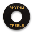 Toggle Switch Surround (Black) - WM Guitars