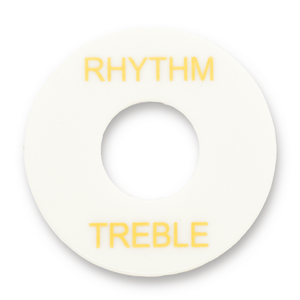 Toggle Switch Surround (White) - WM Guitars