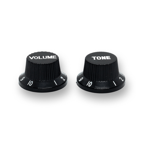 Top Hat Pot Knobs Strat Style (Various Colours) - Parts - WM Guitars