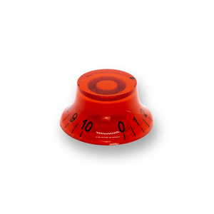 Top Hat Pot Knobs Transparent Tops (Various Colours) - Parts - WM Guitars