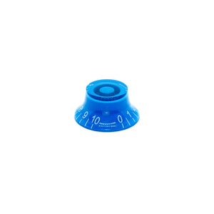 Top Hat Pot Knobs Transparent Tops (Various Colours) - Parts - WM Guitars