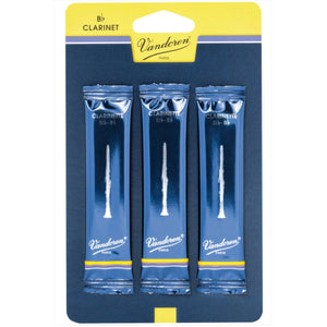 Vandoren B Flat Clarinet 1 1/2 Reeds (3 Pack) - Reeds - Vandoren