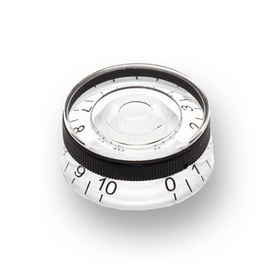 Vintage Speed Knob with Rubber Grip Ring x2 (Various Colours) - Parts - WM Guitars