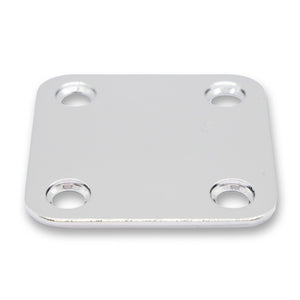 Vintage Style Neck Plate & Screws Set (Chrome or Gold) - Parts - WM Guitars