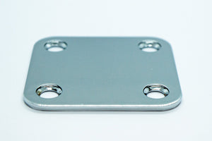 Vintage Style Neck Plate & Screws Set (Chrome) - Parts - WM Guitars