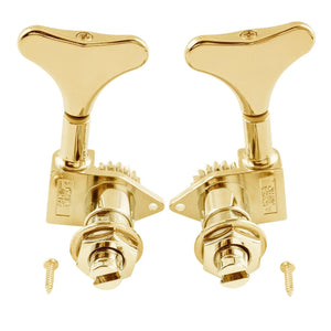 Wilkinson 2R2L 20:1 Ratio Open Gear Bass Machine Heads - Parts - Wilkinson