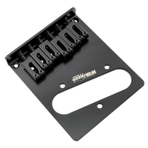 Wilkinson M Series 52.5mm Guitar Bridge with 6 Modern Style Saddles - Parts - Wilkinson