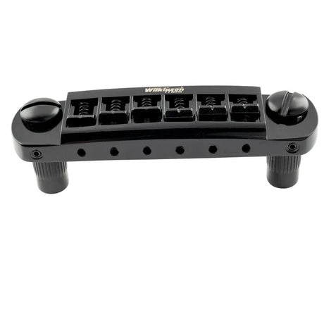 Wilkinson M Series 52.5mm String Spacing Adjustable Pigtail Style Wraparound Bridge - Parts - Wilkinson