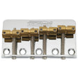 Wilkinson WBBC Bass Bridge Brass Saddles for 4 - String Precision/Jazz Bass - Parts - Wilkinson