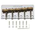 Wilkinson WBBC5 18mm Brass Saddles Steel Plate 5 - String Bass Bridge - Parts - Wilkinson