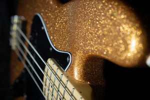 Woodstock J-Standard Bass Bronze Sparkle - Bass Guitars - Woodstock