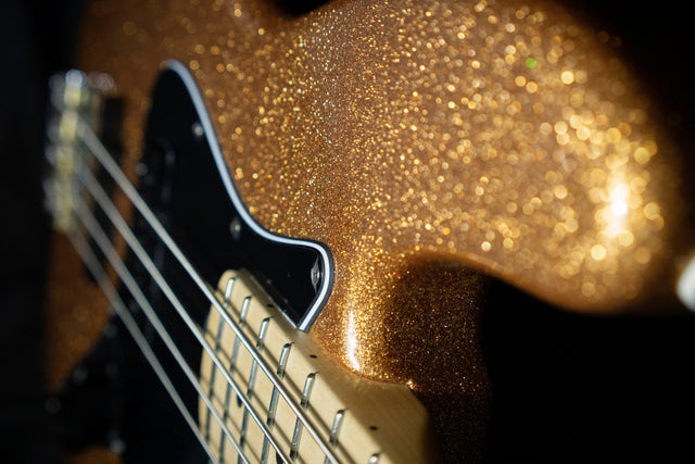 Woodstock J-Standard Bass Bronze Sparkle - Bass Guitars - Woodstock