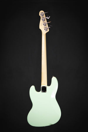 Woodstock J-Standard Bass, Surf Green 'Rock for Ukraine' - Electric Guitars - Woodstock