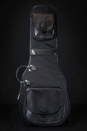 Woodstock 'Old Boy S Black' with Vintage Gigbag - Electric Guitars - Woodstock