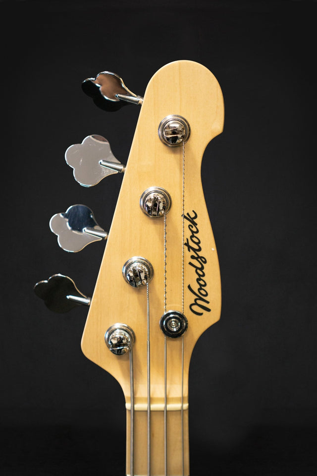 Woodstock P - Standard Bass 'Rock for. Ukraine' Black - Bass Guitars - Woodstock